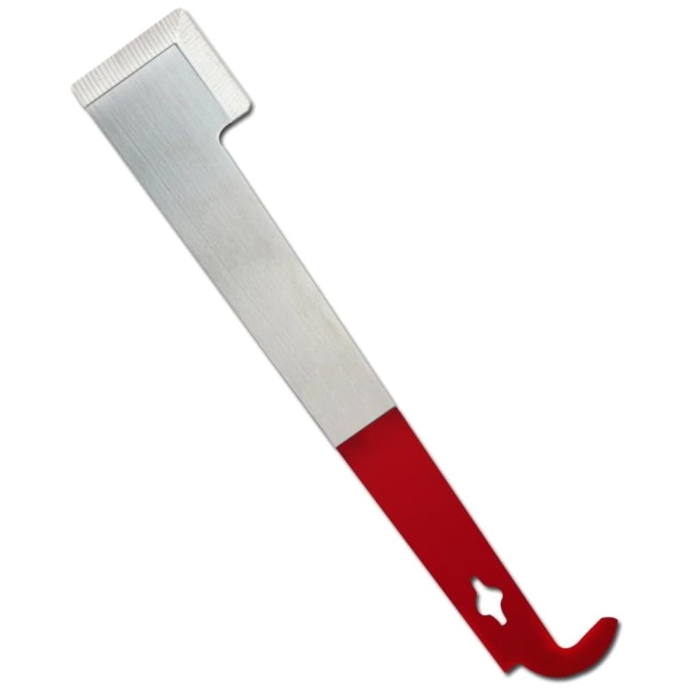 Multi-Functional 10-1/2-Inch J Hook Bee Hive Tool for Efficient Hive Management