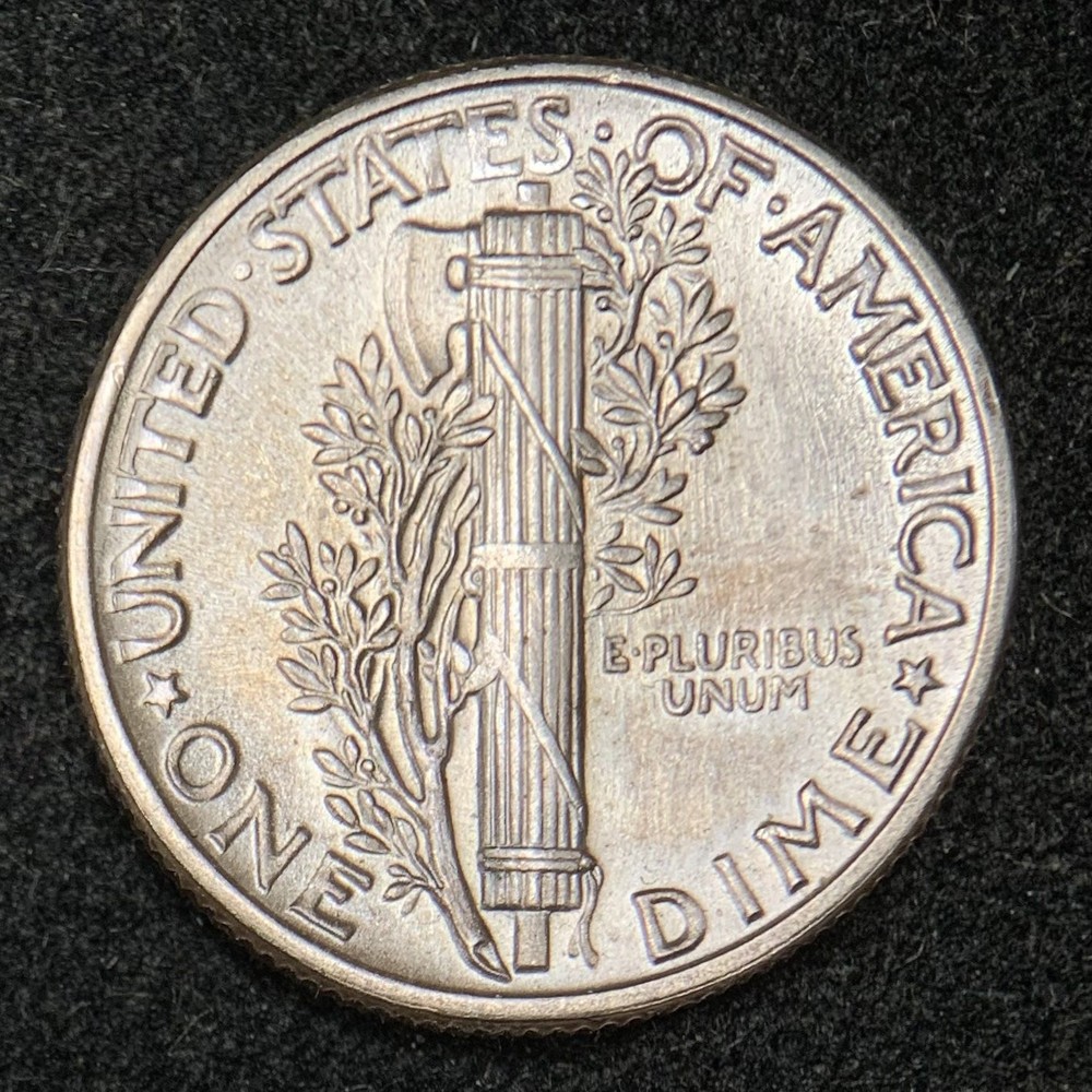 1944 10C Mercury Dime