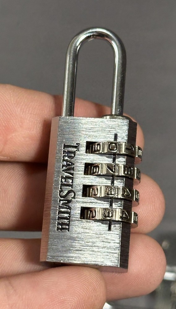 5 Small Travel Smith Lock 4 Digit Combination Locks