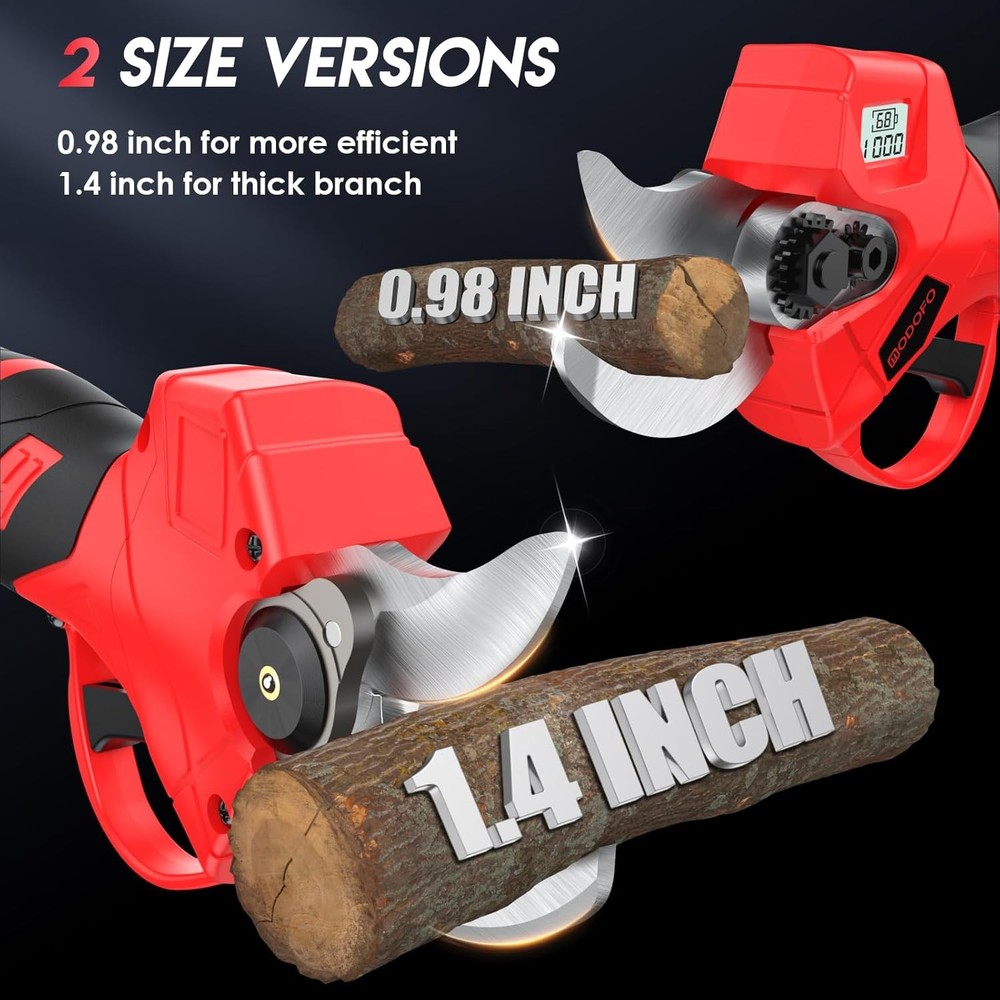 1.4"Cutting Diameter Brushless Cordless Pruning Shears Bare Tool Rechargeable