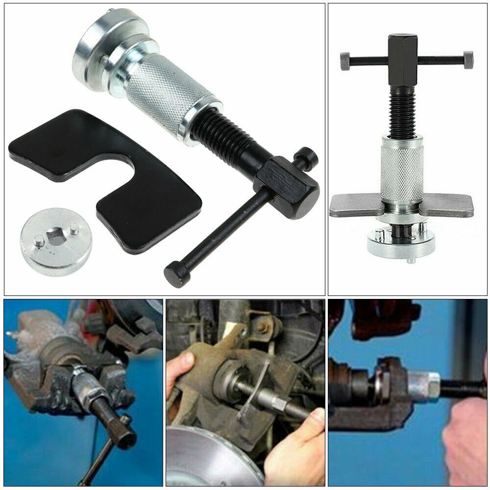 Car Disc Brake Piston Spreader Separator Tool Calliper Pad Compressor Rewind Kit