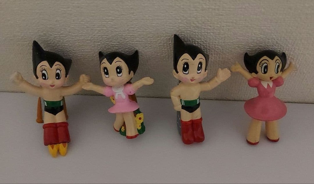 Osamu Tezuka Atom Uranium mini figure 4-piece set