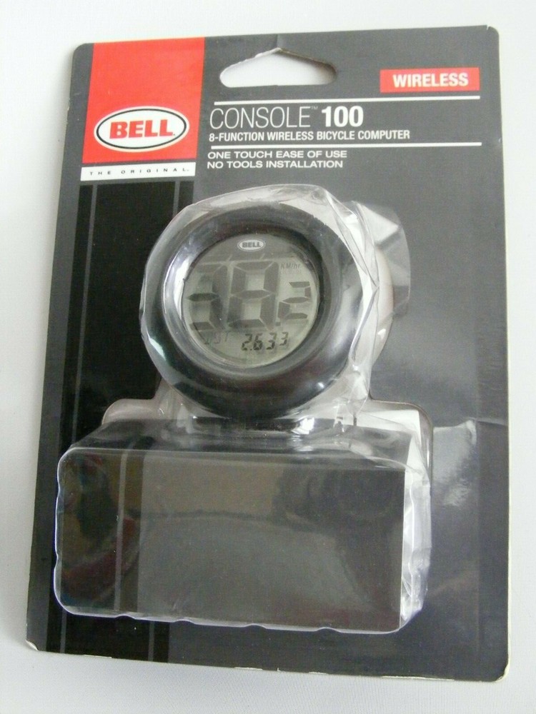 Bell Console 100 Wireless Bicycle Computer 8 Function 7025146 One Touch