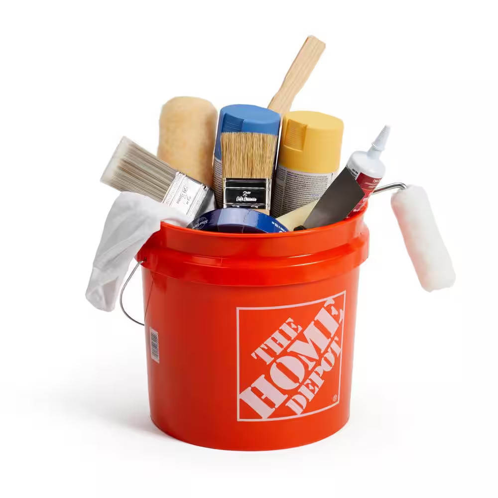 2 Gal. Orange Paint Bucket
