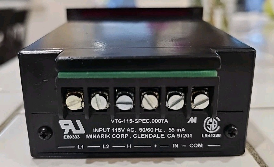 Minarik VT6-115 Multi-Function Tachometer Digital Indicator, 11VAC, 5.5W