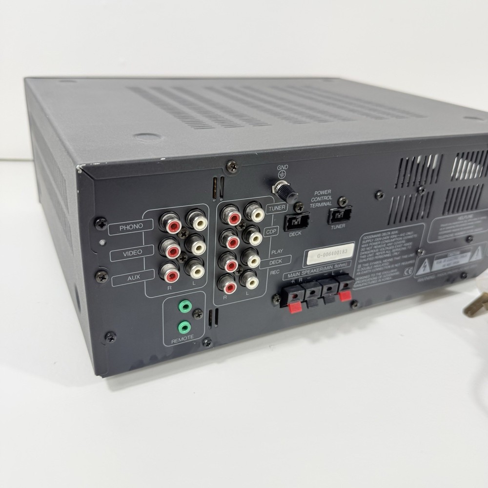 Rare Goodmans Delta 801A Amplifier W/ Equaliser Tested Working Hifi Separate