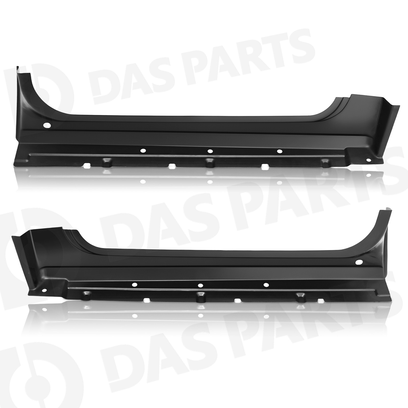Outer Rocker Panels For 07-13 Chevy Silverado Sierra Regular Standard Cab 2Dr