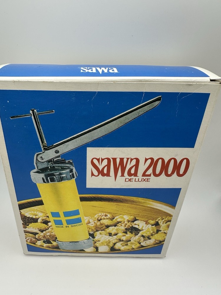 Sawa 2000 Deluxe Original Box & Instructions Cookie Press Gun Decorator EUC
