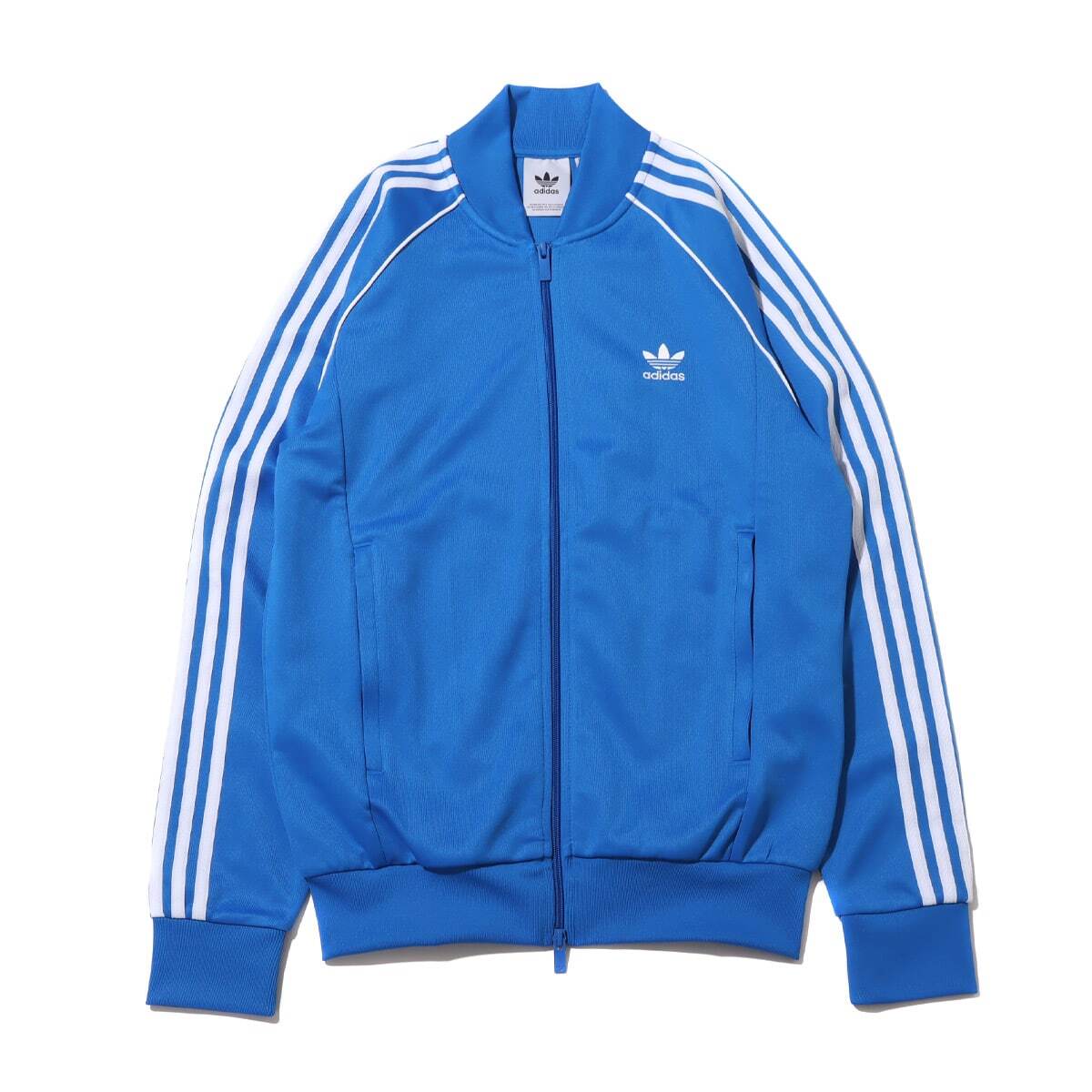 adidas Originals Classics Track Jacket White Logo Retro Blue Bird Top Men Size