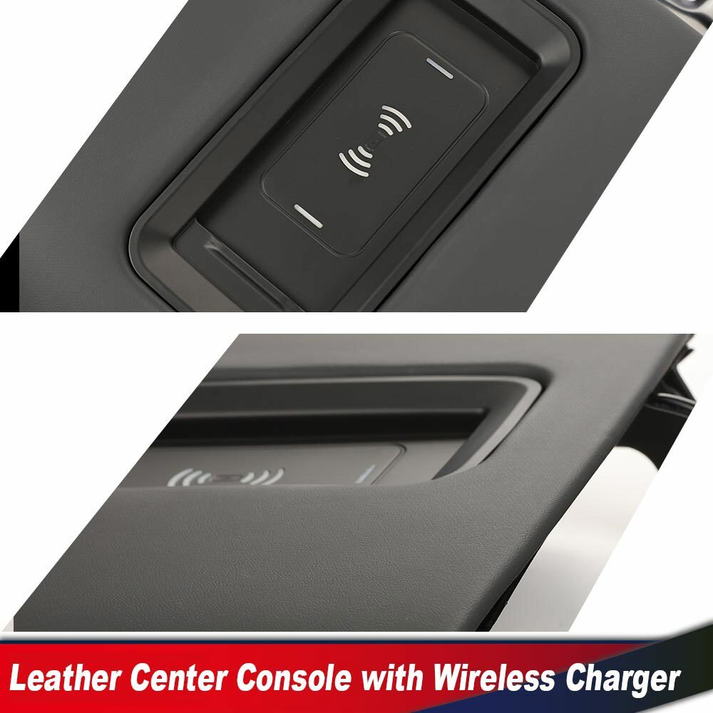 Center Console Armrest Lid W/wireless Charger Fit For 15-20 Tahoe Yukon Suburban