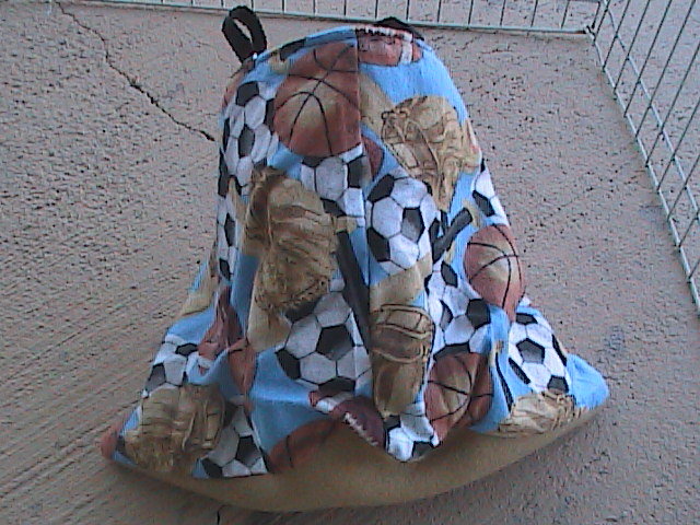 Ferret Corner Sack - Flannel Sports Pattern
