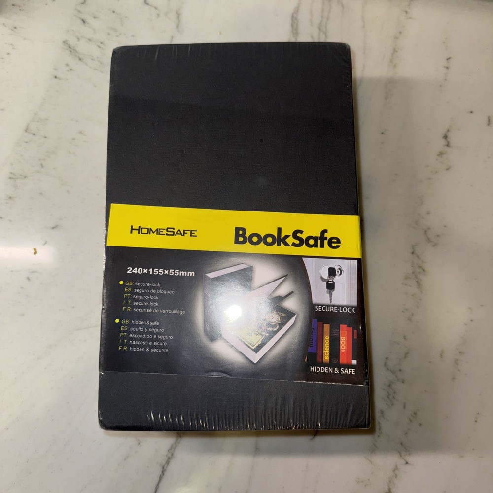 Book Locking Safe Storage Box With Number Code Lock