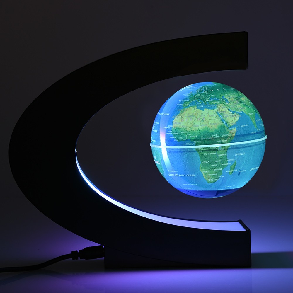Floating Globe With LED Light For Home Office Decoration Excellent