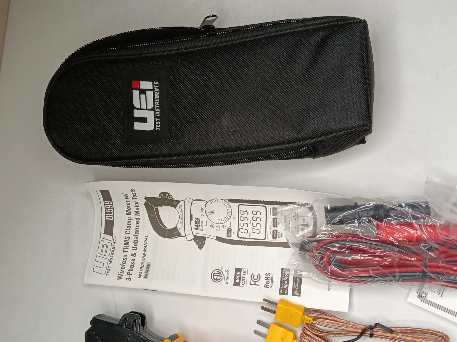 UEi DL599 Wireless TRMS Clamp Meter with Motor Testing