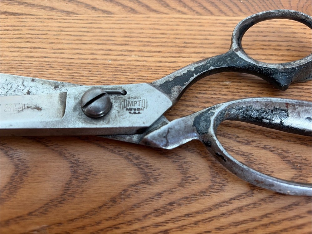 Compton USET Inlaid Upholstery Shears 10”