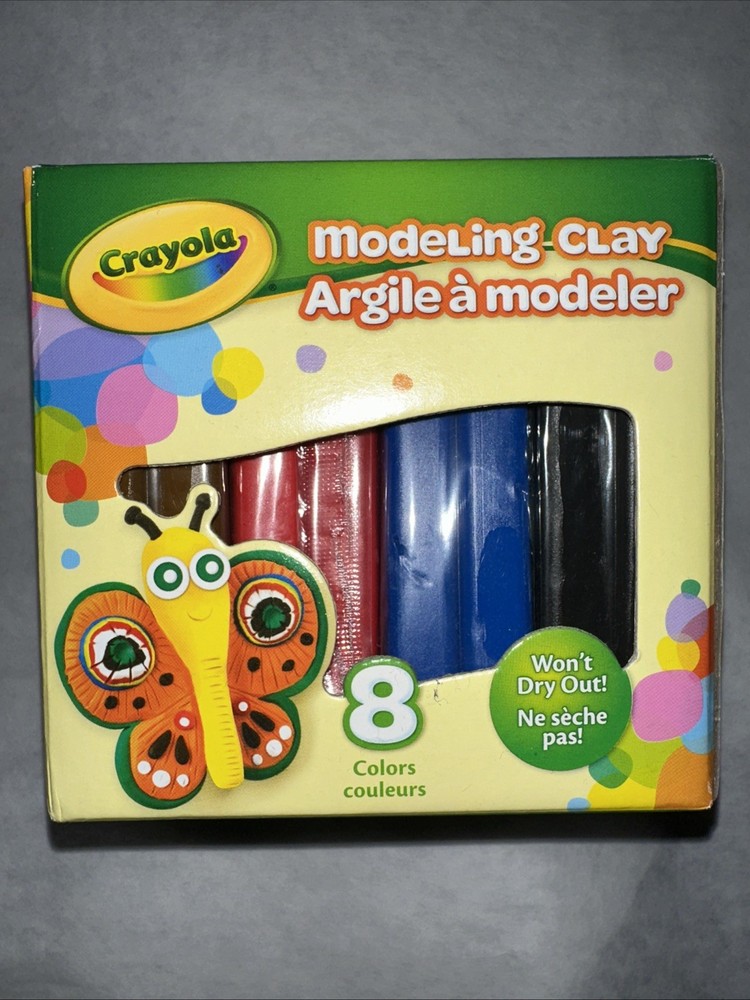 Crayola Modeling Clay Box 8 Bold Colors