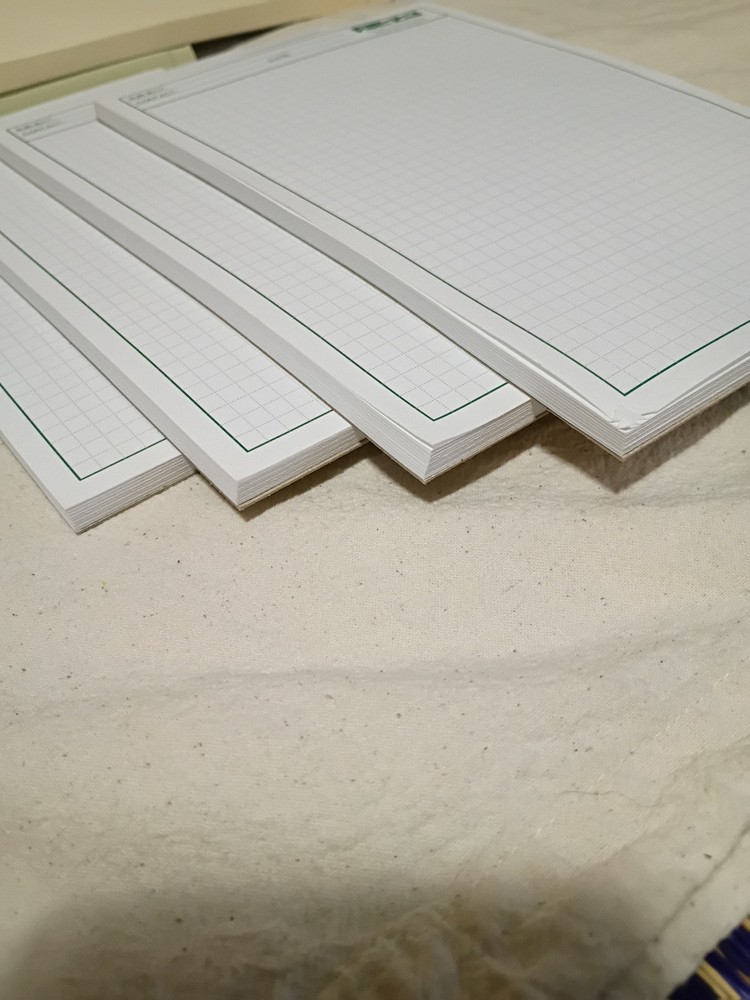 Misc. Engineering Computation Pads 8.5x5.5" -8.5x11" Around 400 Sheets