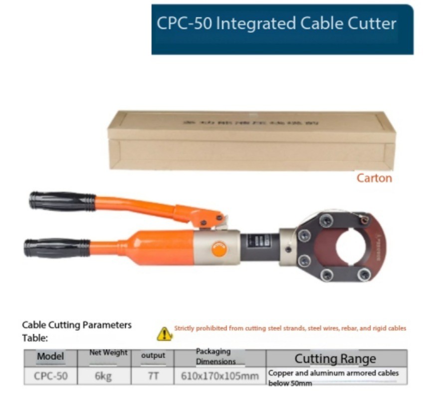 Hydraulic Cable Cutter, Electric Cable Cutter, Wire Cutter, Split-Type