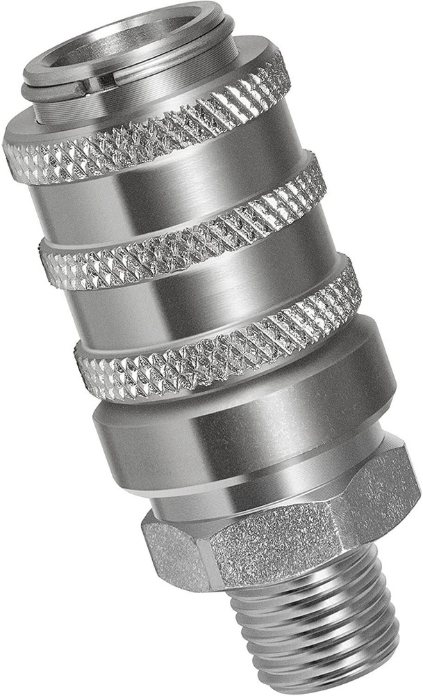 PD243 Quick Connect Coupling 1/4-18 NPTF 6000psi for Hydraulic & Pneumatic Test