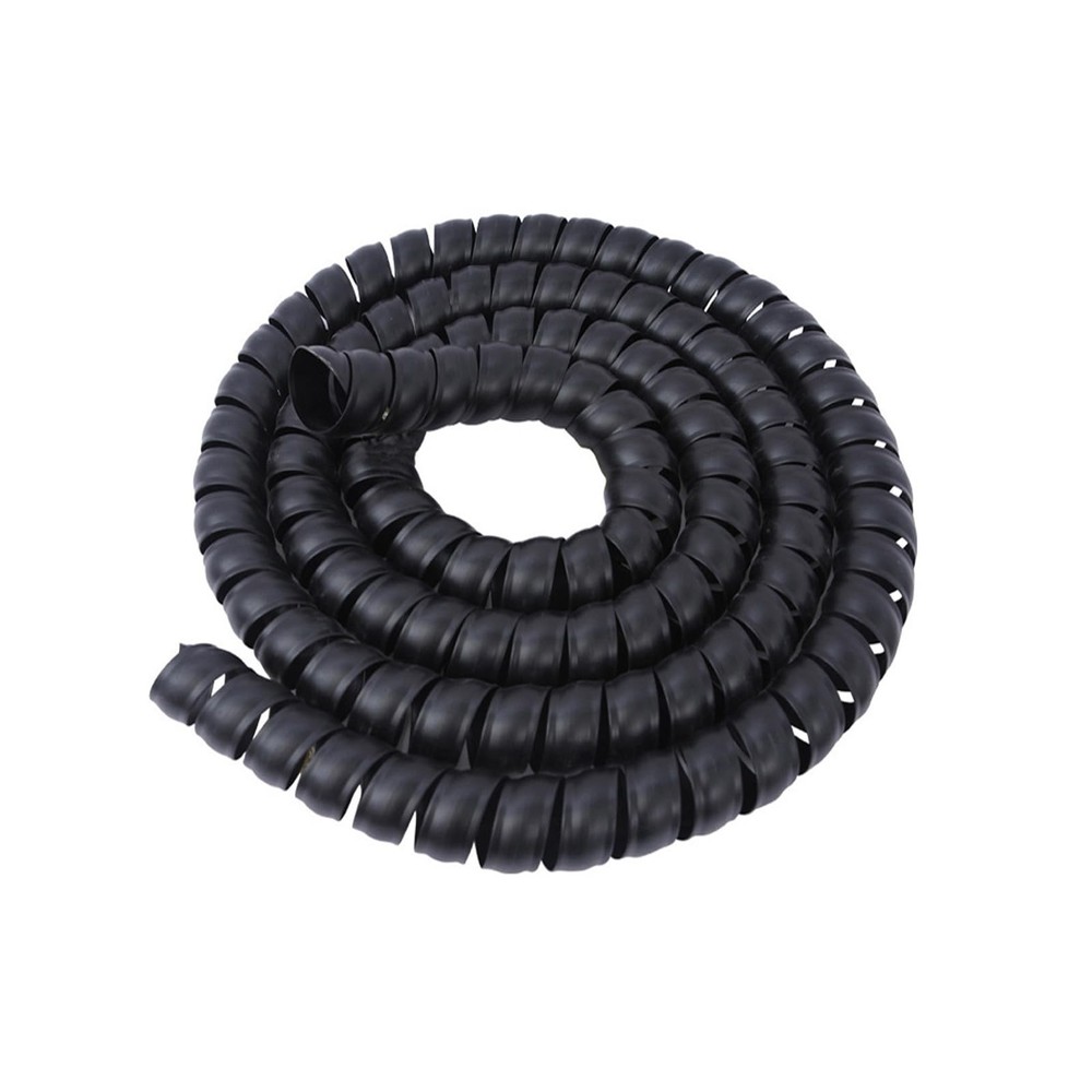 Spiral Wrap Cable Hose Protector 10 ft 2" OD 1.7" Safe Protector to Avoid Wear