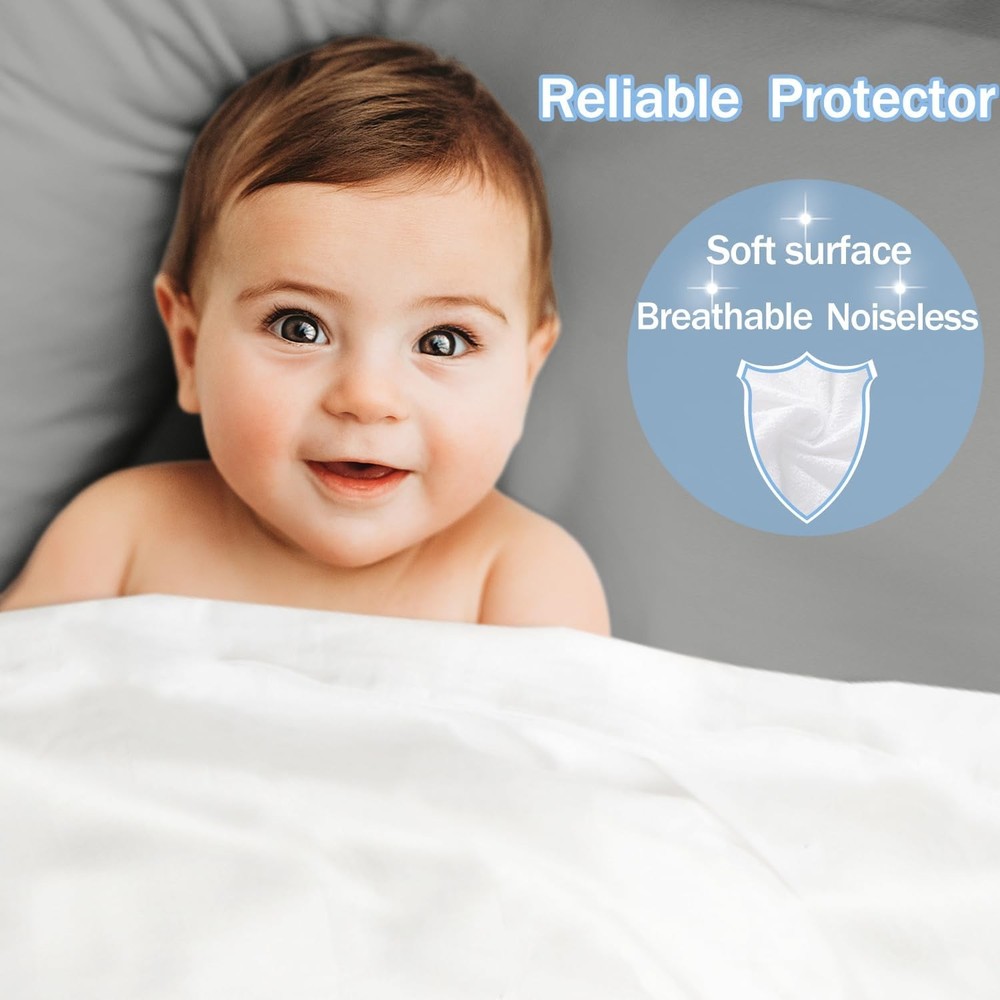 2 Pack King Premium Waterproof Mattress Protector