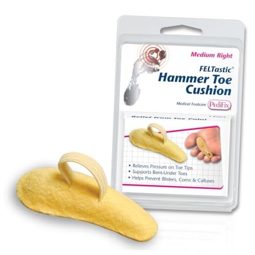 Hammer Toe Cushion Felt/Pack Medium Right 3