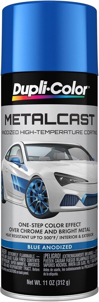 Blue Anodized Coating Spray Can Brake Engine Custom Caliper Paint High Tem...