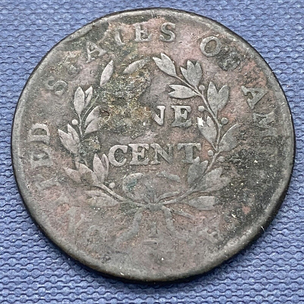 1798 Draped Bust Large Cent 1c Circulated #42837