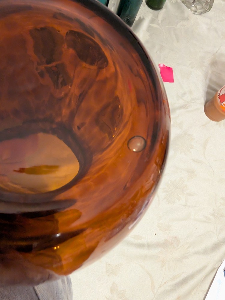 Beautiful Tortoise shell Lipped Pitcher With Applied Handle