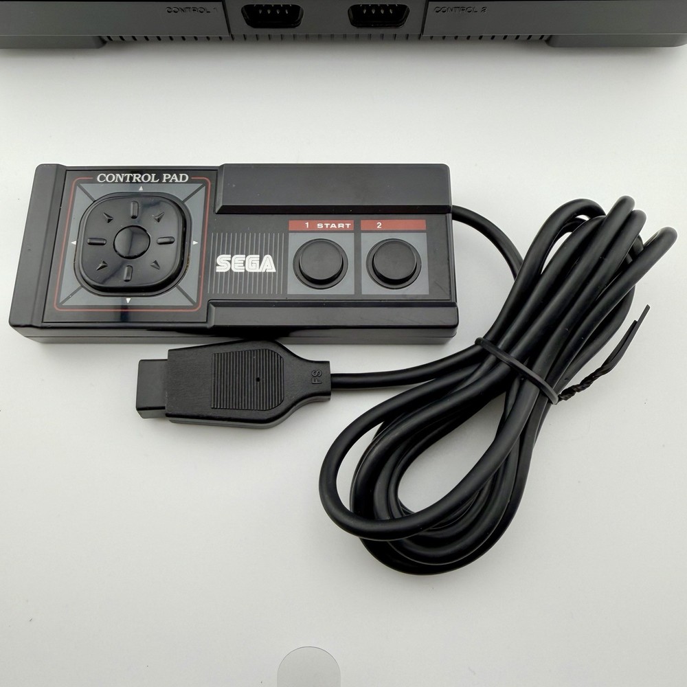 Sega Master System II 2 Launch Edition Gray Console NTSC W/ Controller & Cables