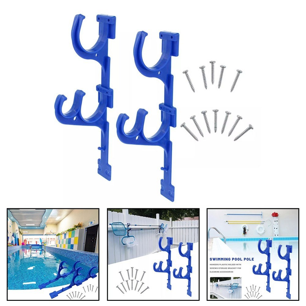 Practical Pool Pole Hanger Holder Hook Perfect Solution for Pool Storage