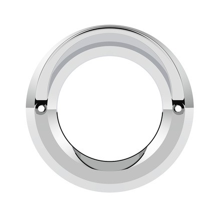 United Pacific 10481 Side Marker Light Bezel, 2", with Visor