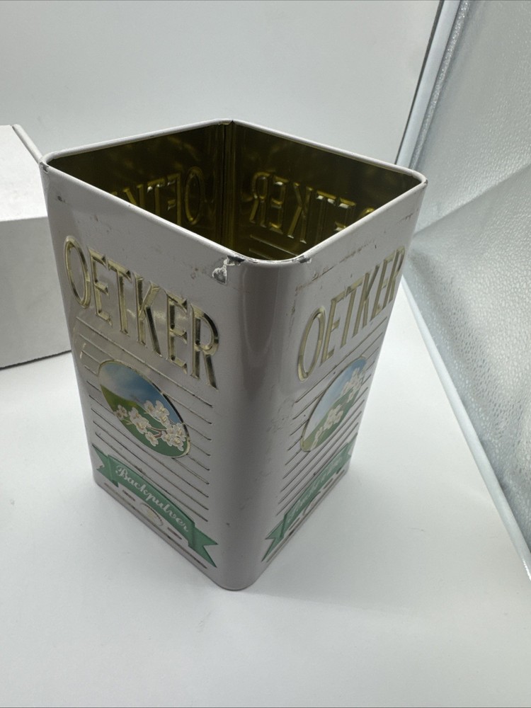 Oetker Backpulver Backing Powder Tin Empty