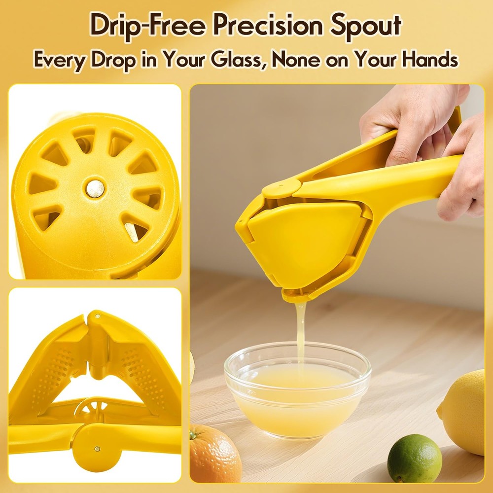 Manual Lemon Squeezer, Hand Lemon Squeezer, Durability and longevity, Easy to...