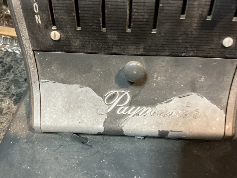 Vintage Check Writer By Paymaster