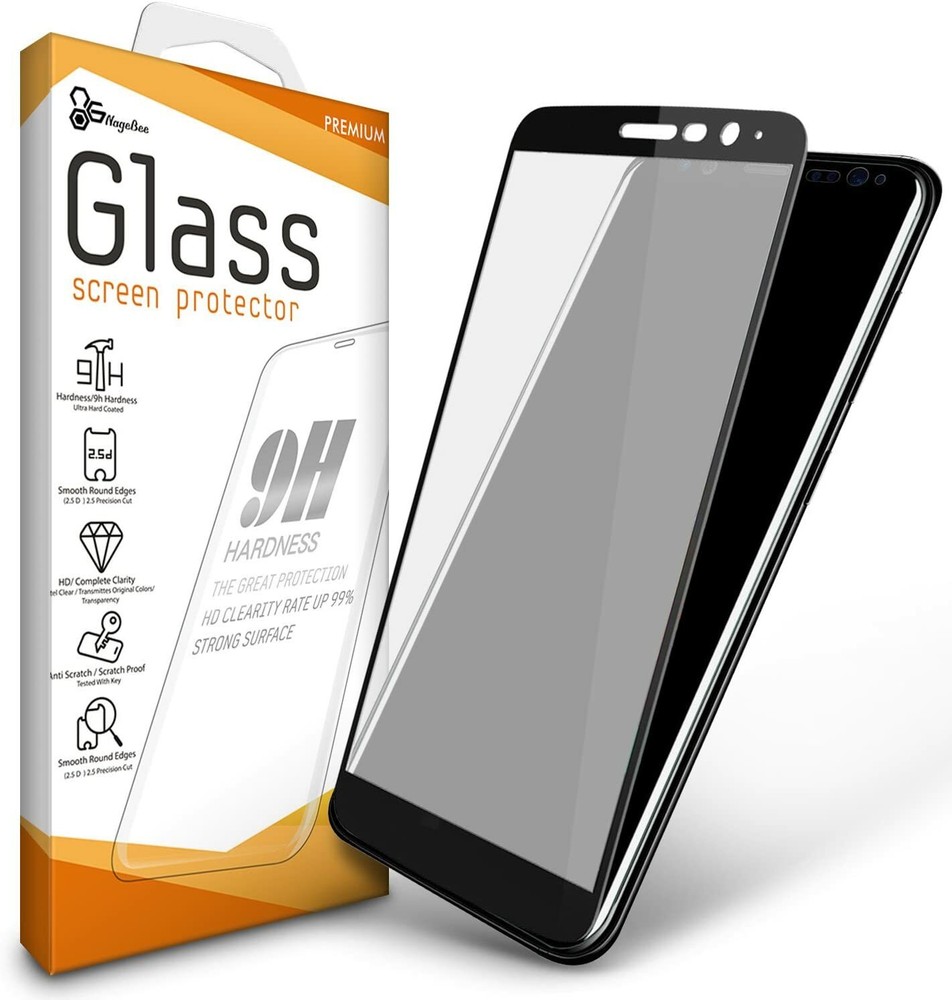 For Nokia C300 Screen Protector [Full Coverage] Edge to Edge HD Tempered Glass