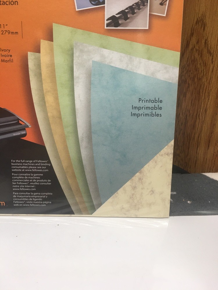 Fellowes CRC52191 Copylux Binding Covers. 2 Pk