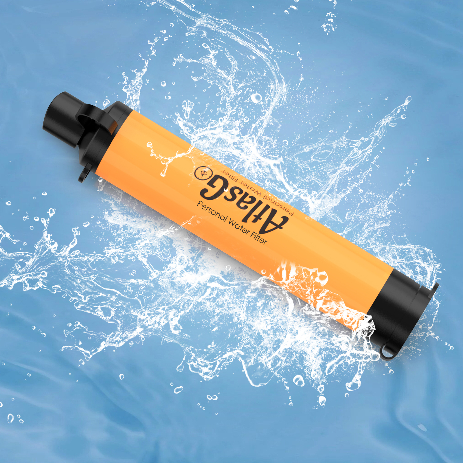 Portable Water Filter Straw Personal Water Filtration System F Emergency Outdoor