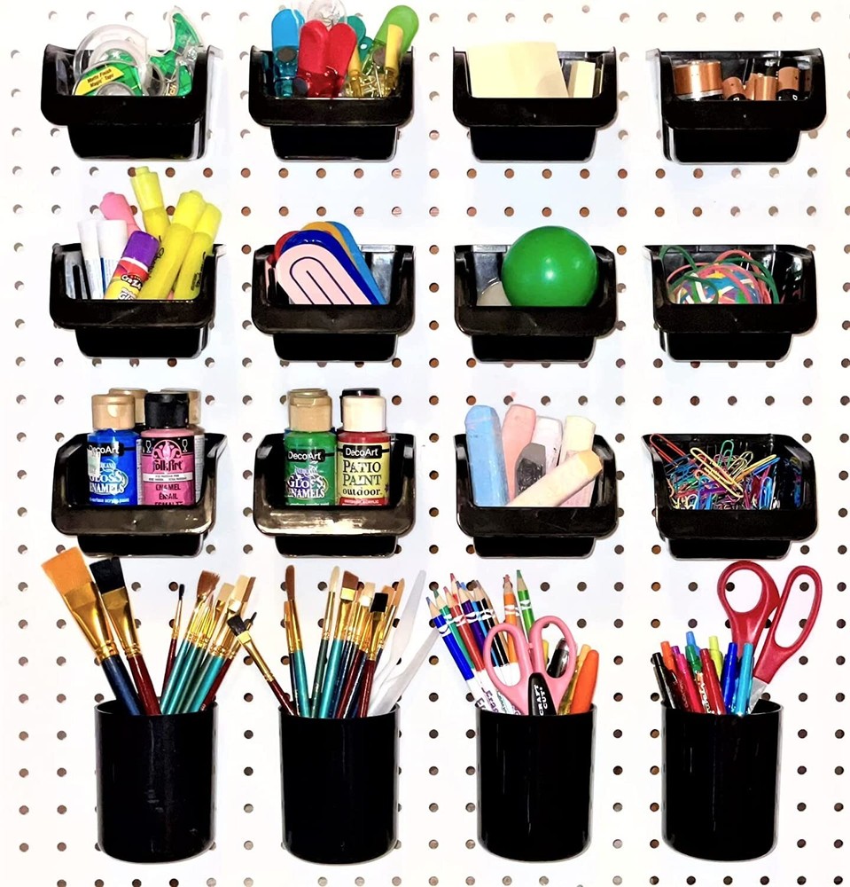 WallPeg Pegboard Bins Storage Bins - Peg Board Bin Assortment PB16