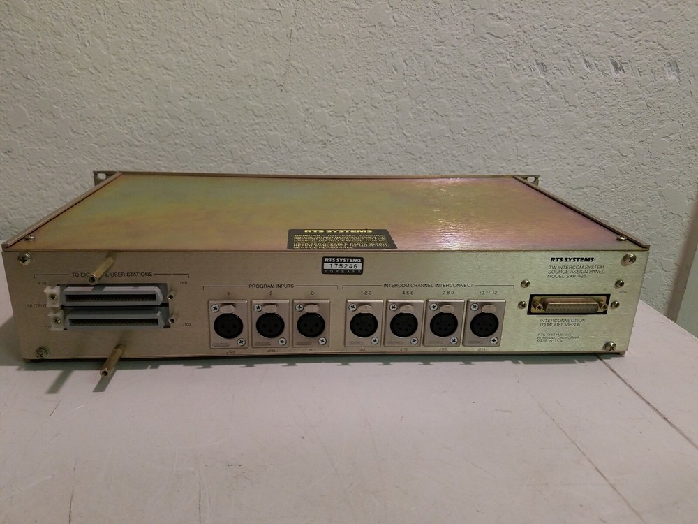 RTS Systems TW Source Assign Panel SAP-1626