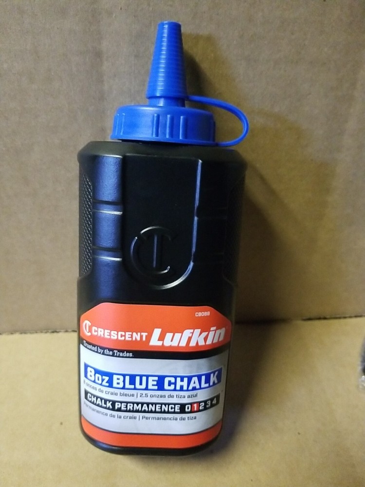 Crescent Lufkin 8 oz Blue Chalk for  Chalk  Box Refill Pack