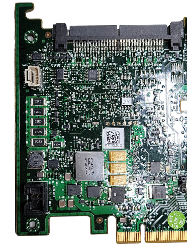 Dell T954J PERC 6/i Integrated RAID Controller Card w/ Cables & Battery