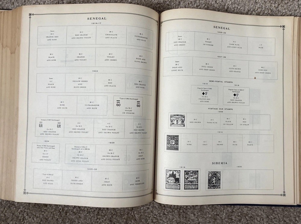 International Junior Postage Stamp Album 1930 Including Stamps
