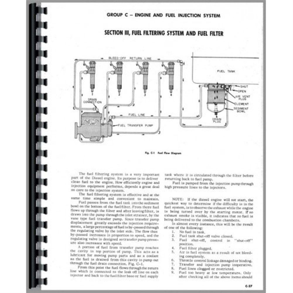 Case 188D Engine Service Repair Manual