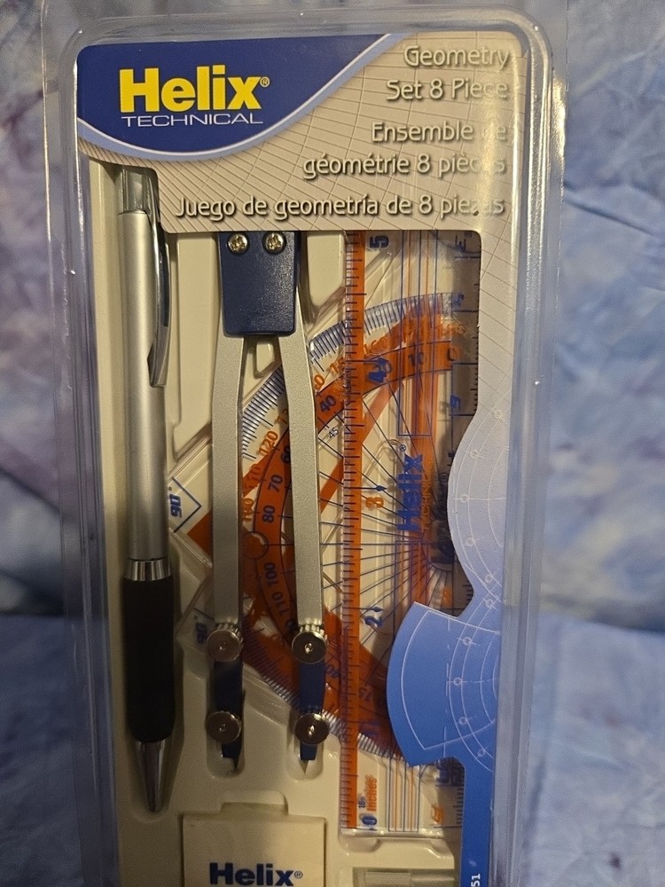 Helix Technical Geometry 8 Piece Set. Set #17851