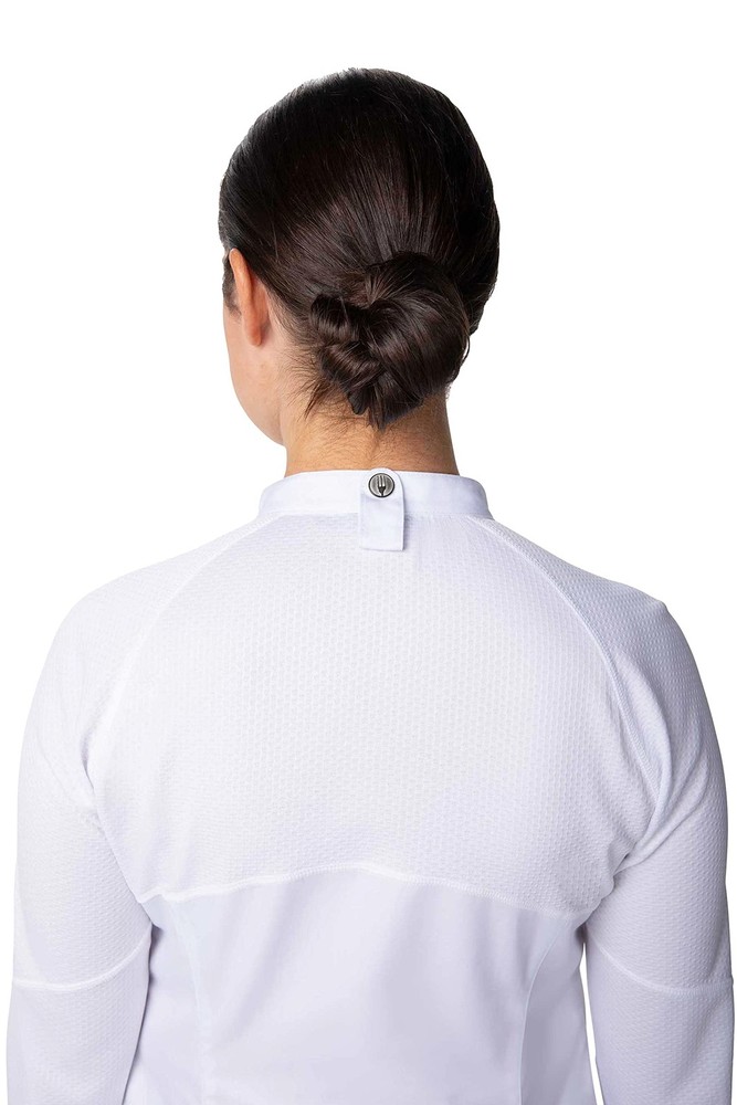 Women's Nepal Chef Coat, White, Small