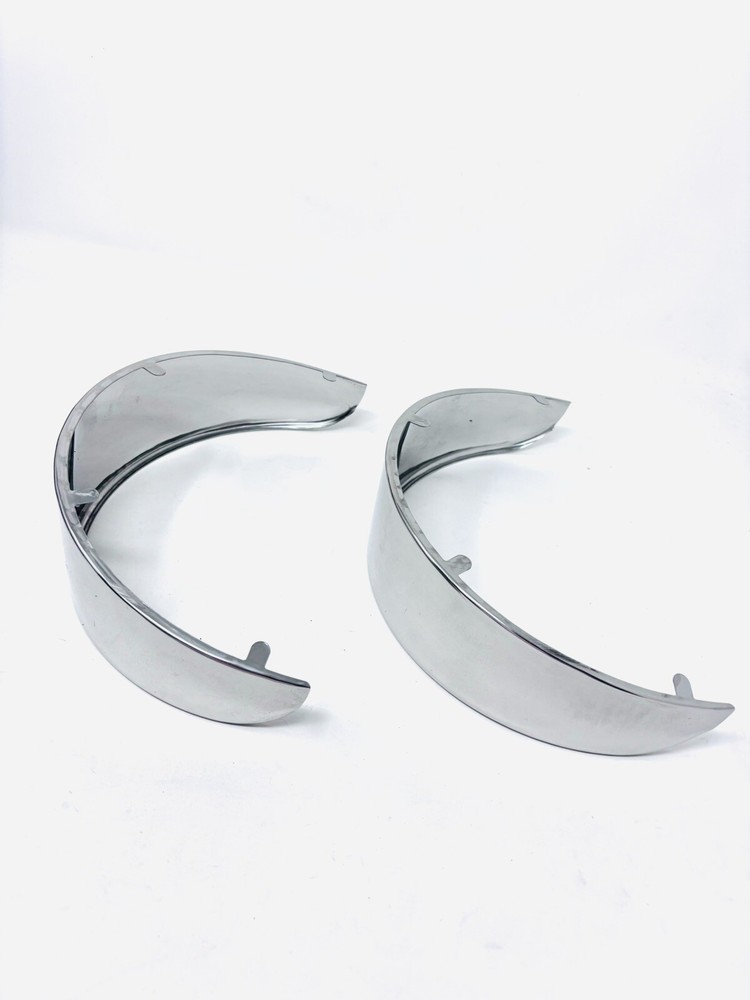 Stainless Steel Outside Mount Headlight Visor (Pair)