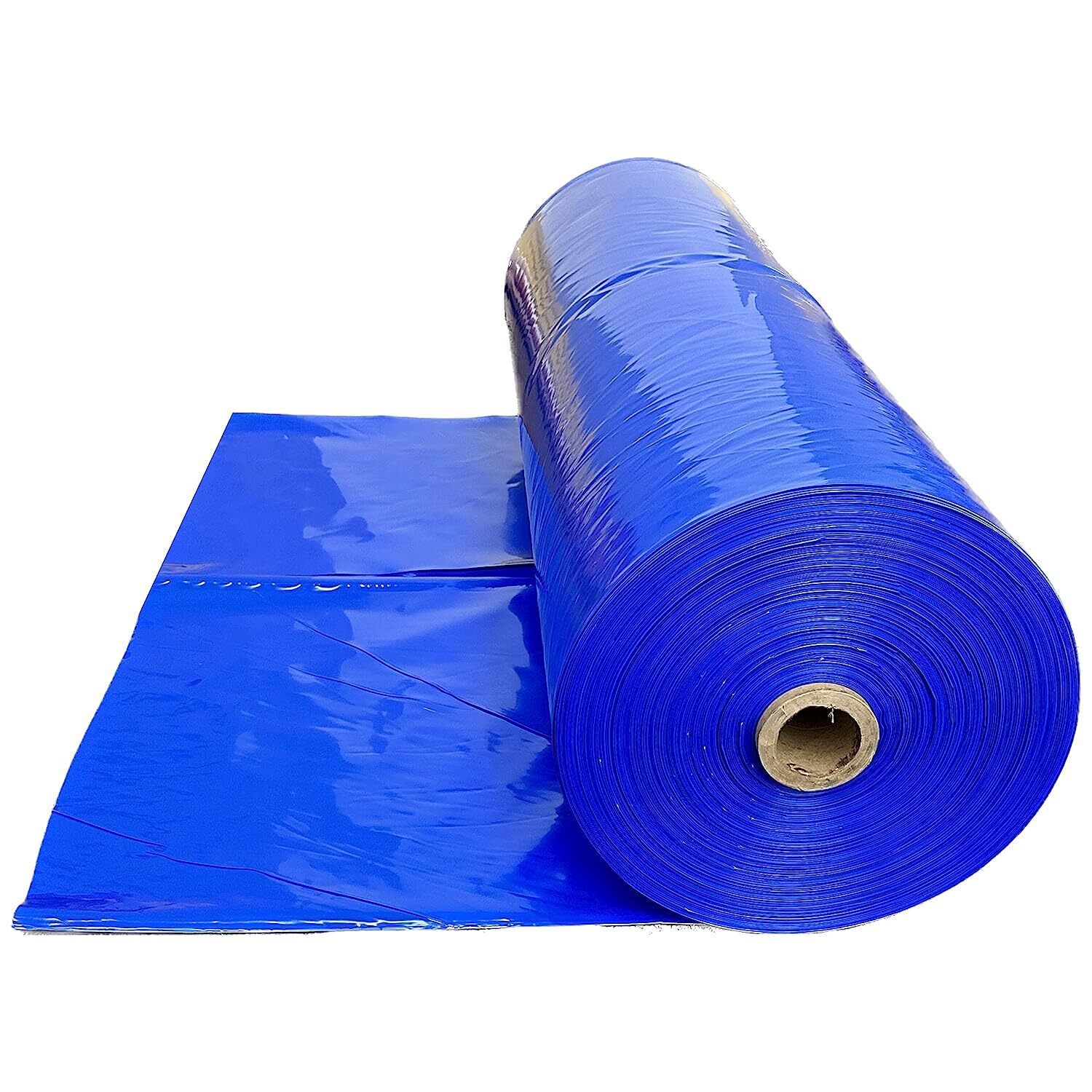 Polyethylene Plastic Shrink Wrap - 7 mil, Blue Shrink Film