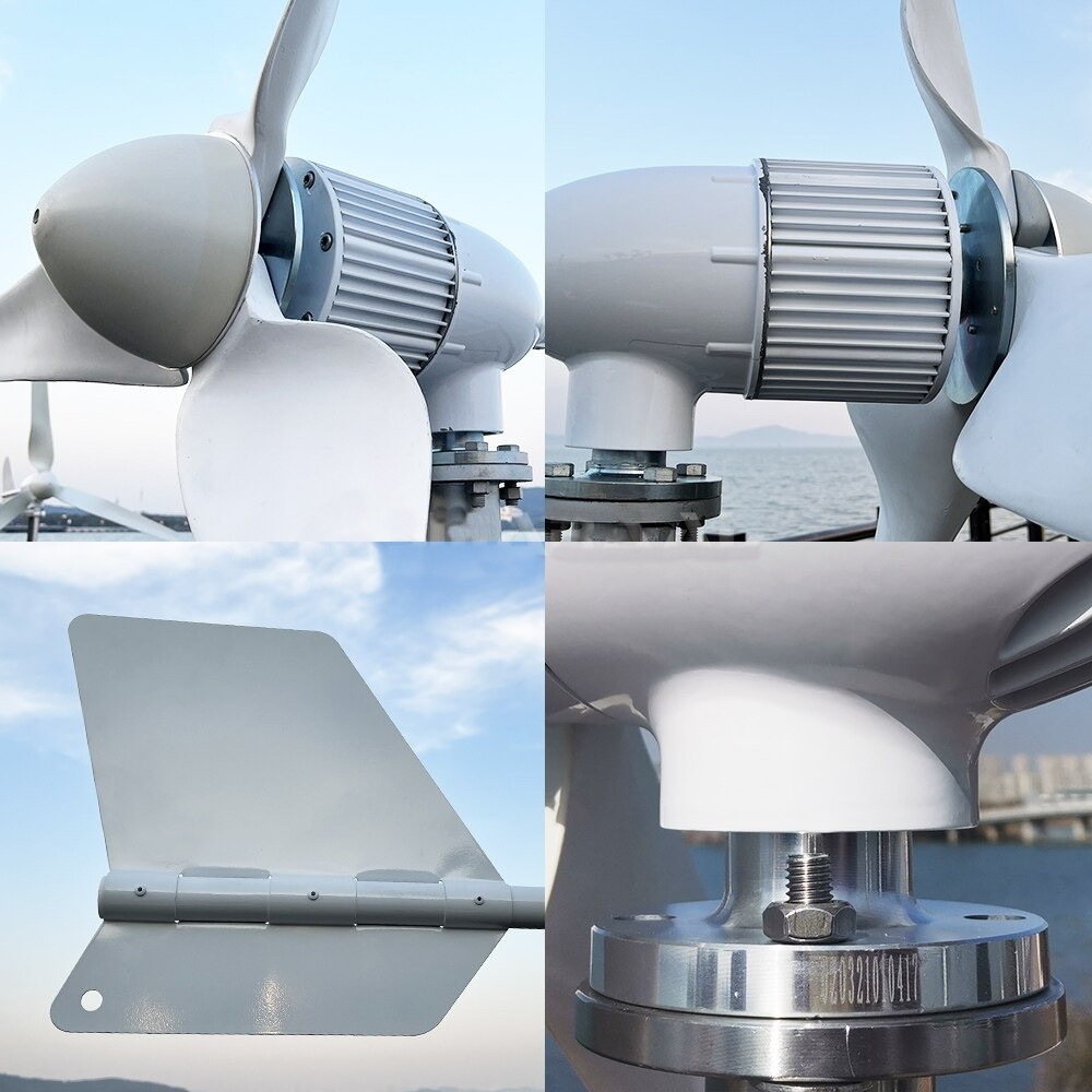 3000W Wind Turbine Windmill Wind Power Generator 2KW & MPPT Controller 24V 48V
