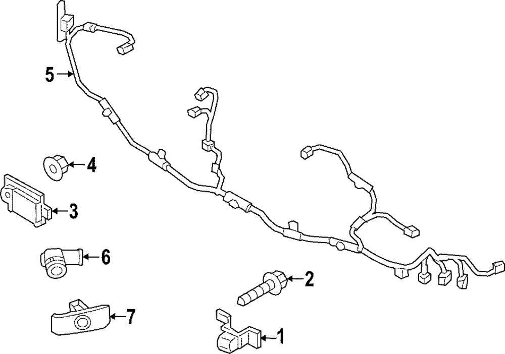Genuine Mazda Parking Aid Sensor Housing B0M8-67-UC5
